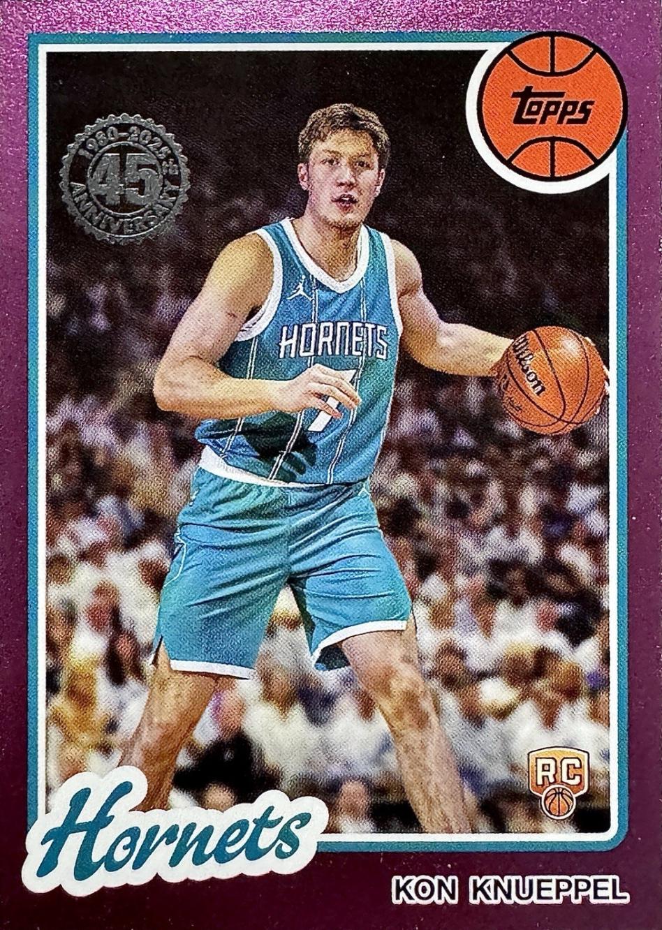 2025 Topps 1980 Kon Knueppel [Pink] #80BK-53 card