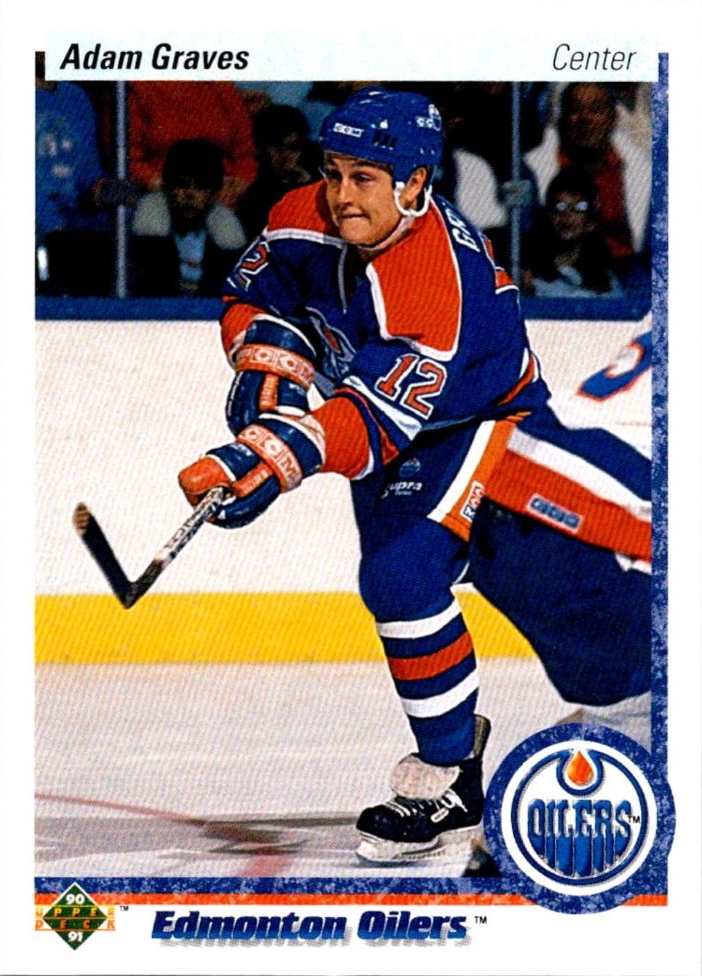 Adam Graves #344 1990-91 Upper Deck Hockey