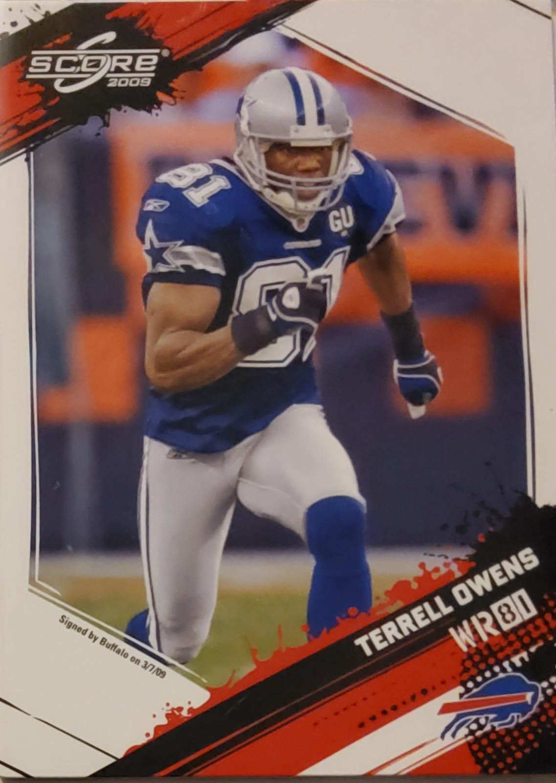 Terrell Owens #81 2009 Panini Score Football