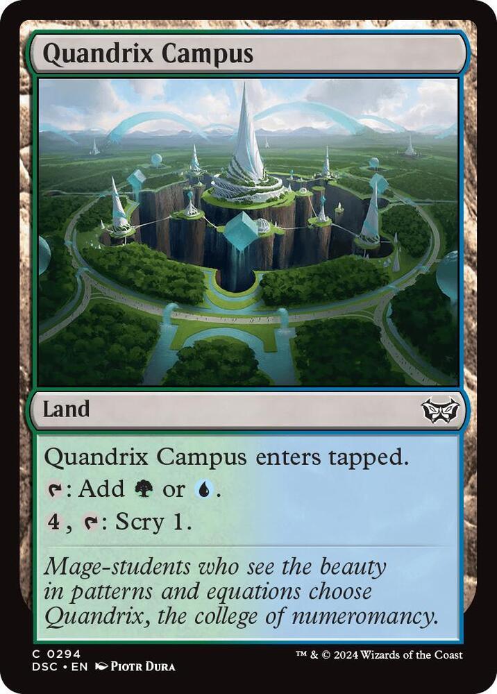 Quandrix Campus (Magic Duskmourn: House of Horror Commander)