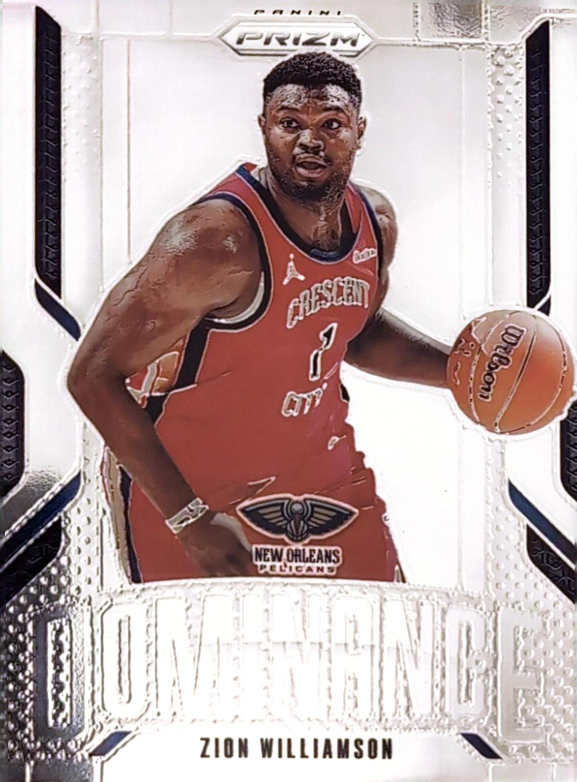 Zion Williamson #22 Basketball Cards 2024 Panini Prizm Dominance