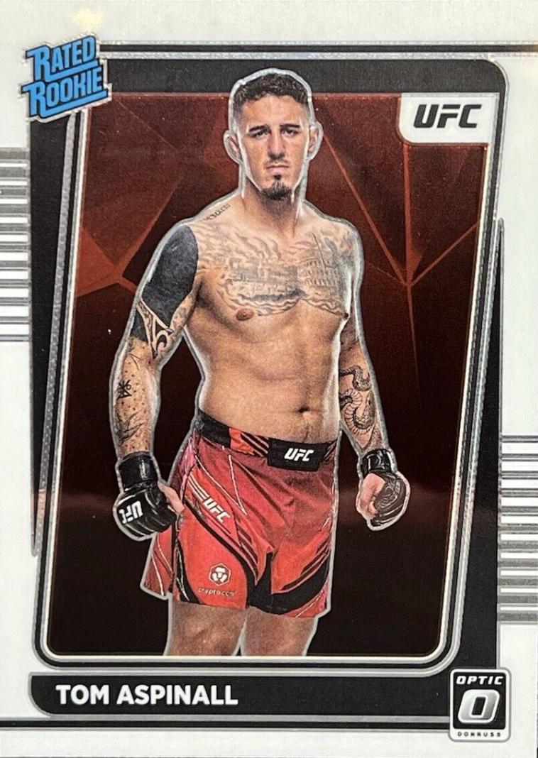 Tom Aspinall #120 Ufc Cards 2022 Panini Donruss Optic UFC