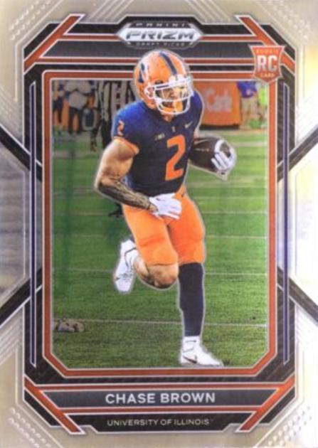 Chase Brown #118 Football Cards 2023 Panini Prizm Draft Picks