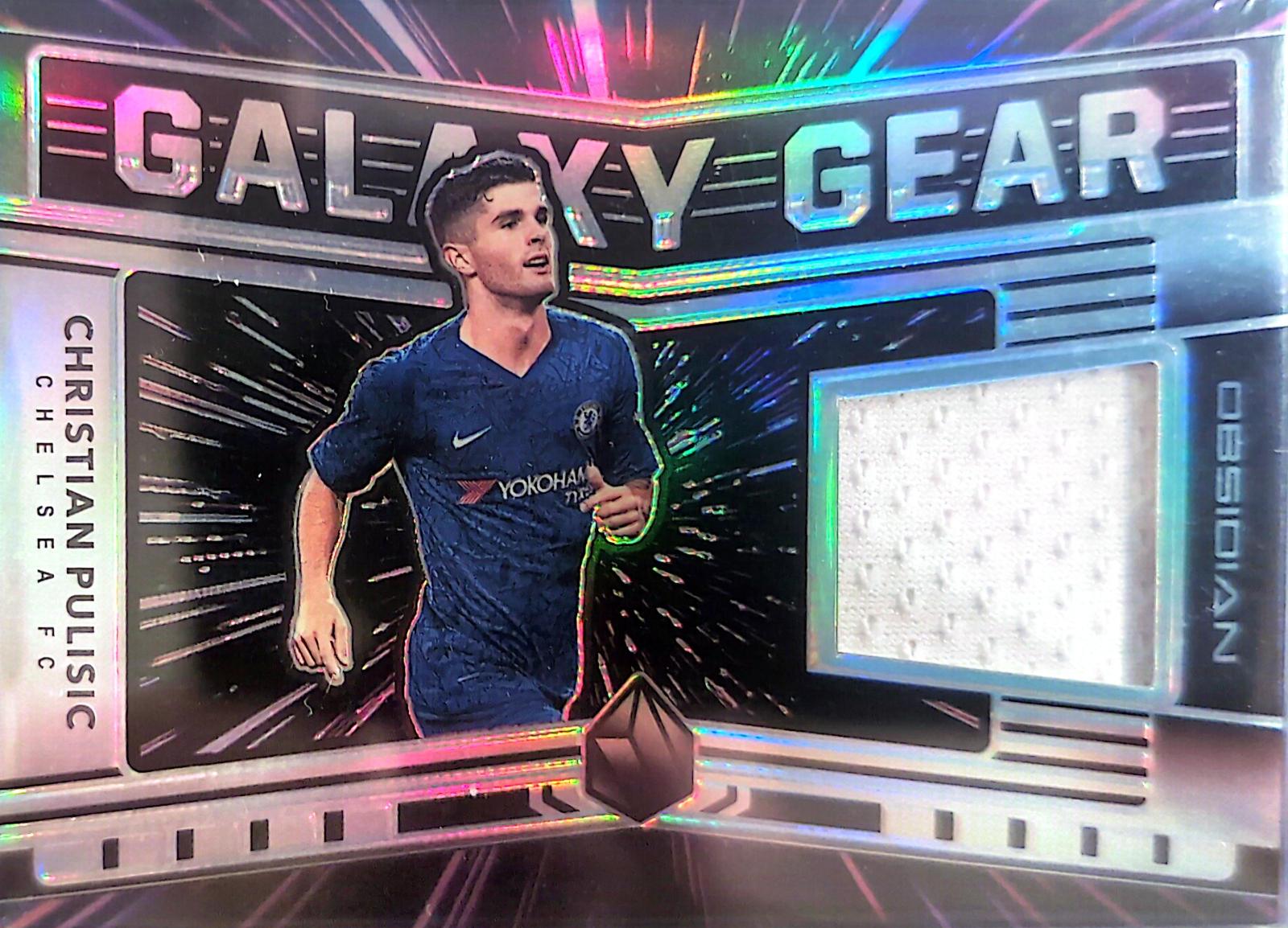 Christian Pulisic #GG-CP Soccer Cards 2019 Panini Obsidian Galaxy Gear Relics