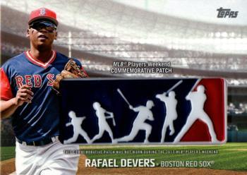 Rafael Devers #PWP-RD Baseball Cards 2018 Topps Players Weekend Patches