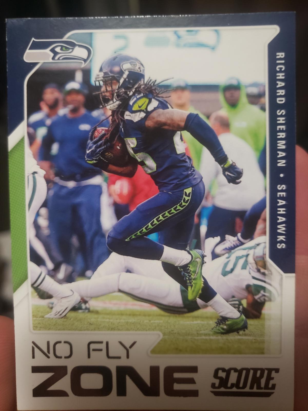 Richard Sherman #6 Football Cards 2017 Panini Score No Fly Zone