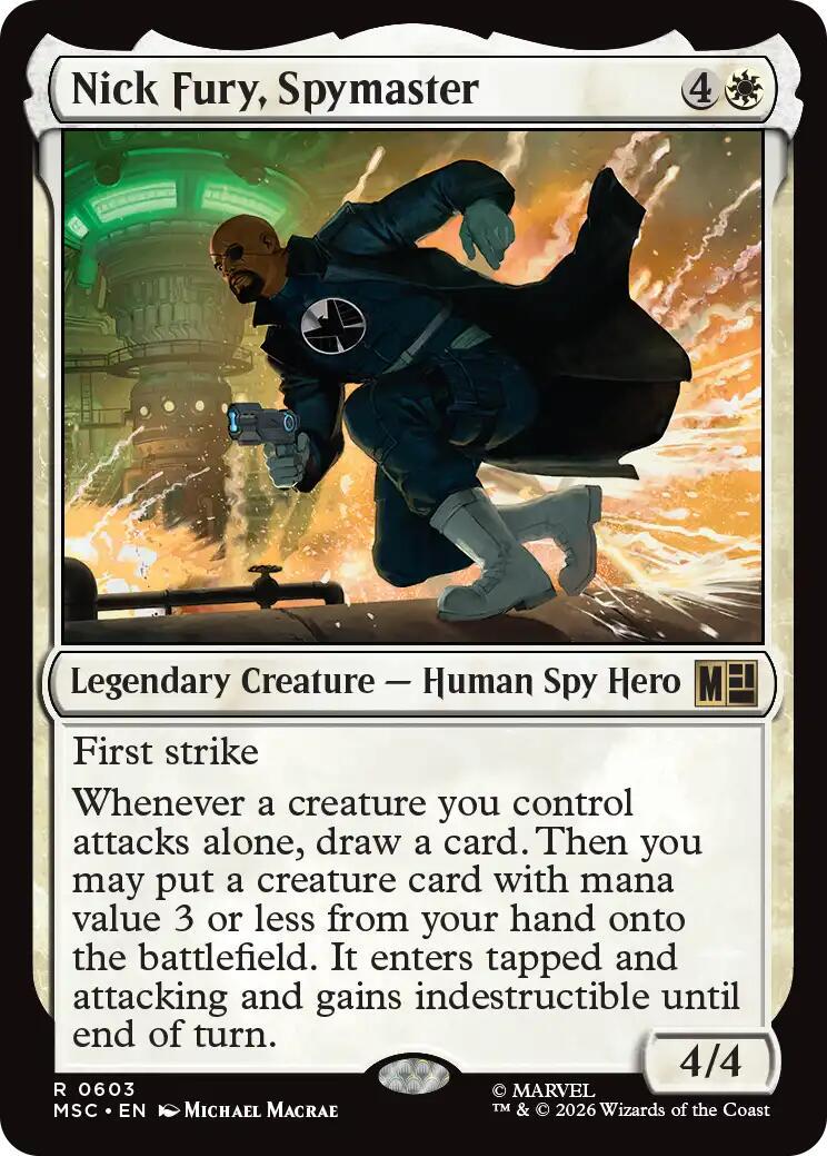 Nick Fury, Spymaster (Magic Marvel Super Heroes Commander)