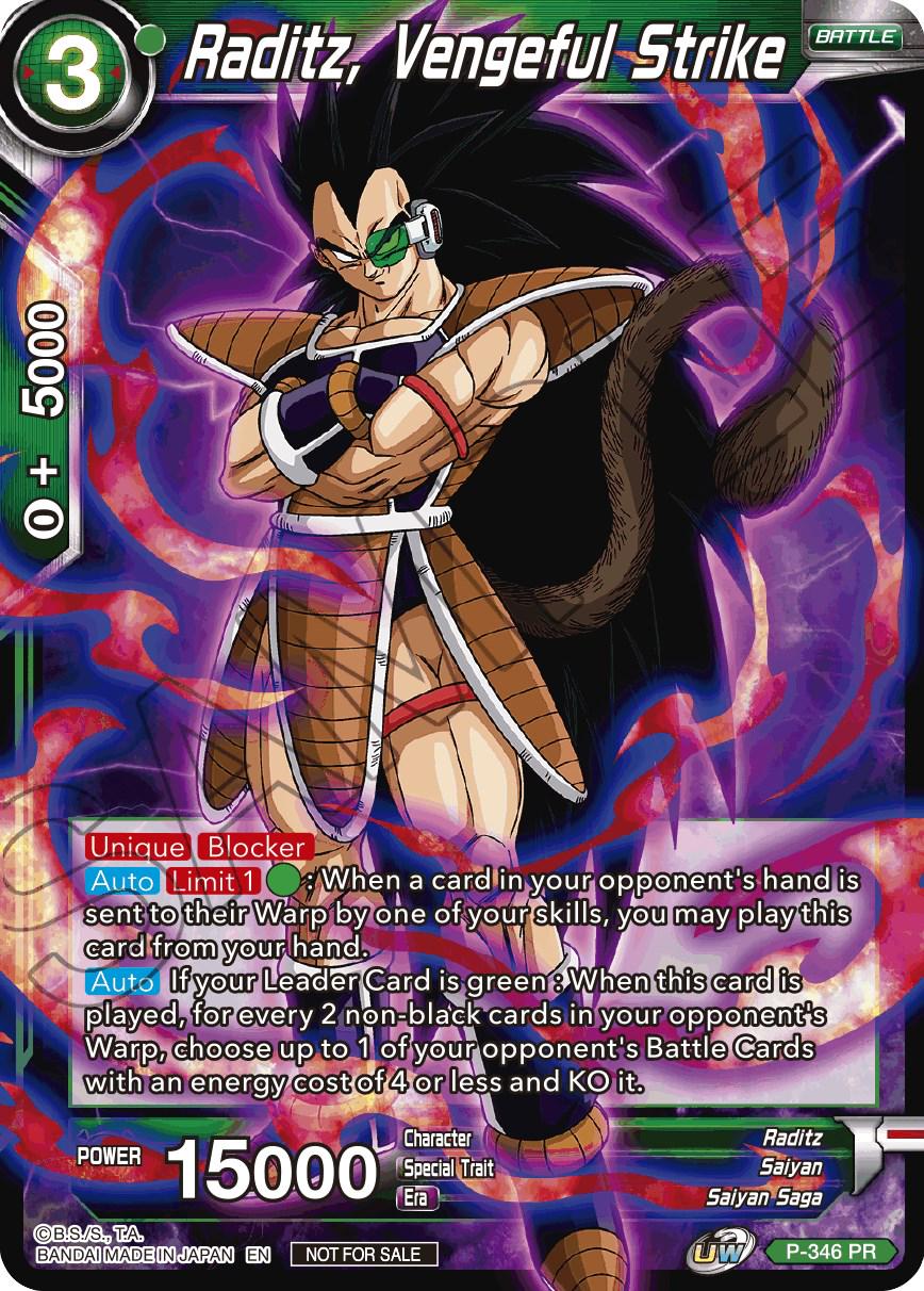 Raditz, Vengeful Strike front