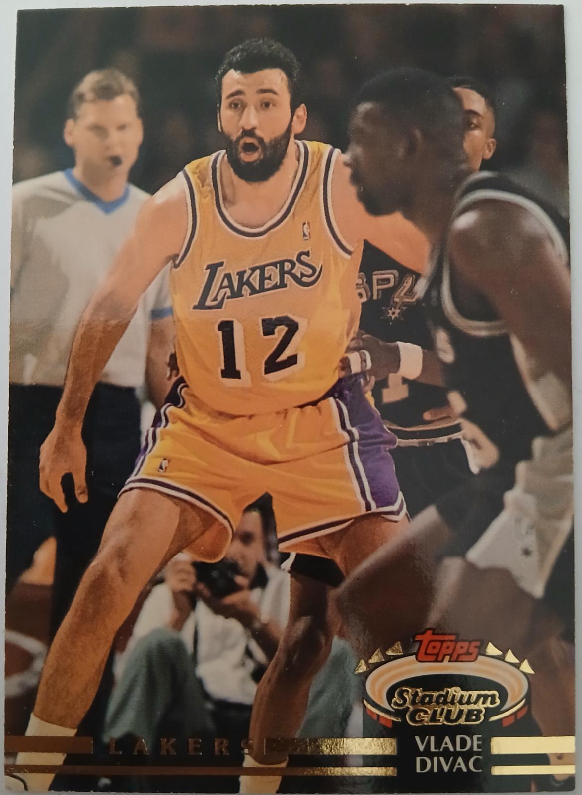 Vlade Divac #126 1992-93 Stadium Club Basketball