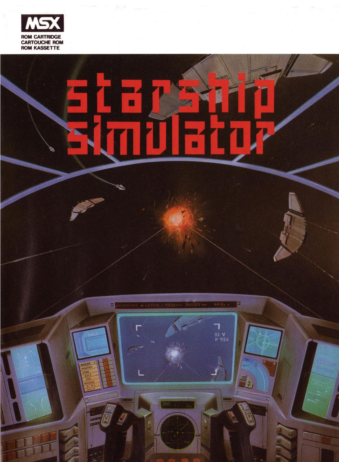 Starship Simulator PAL MSX