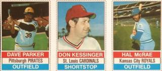 Dave Parker, Don Kessinger, Hal McRae