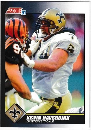 Kevin Haverdink #543 Football Cards 1991 Score