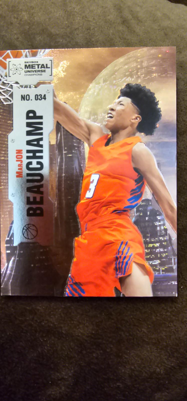 Marjon Beauchamp #34 2022 Skybox Metal Universe Champions Basketball
