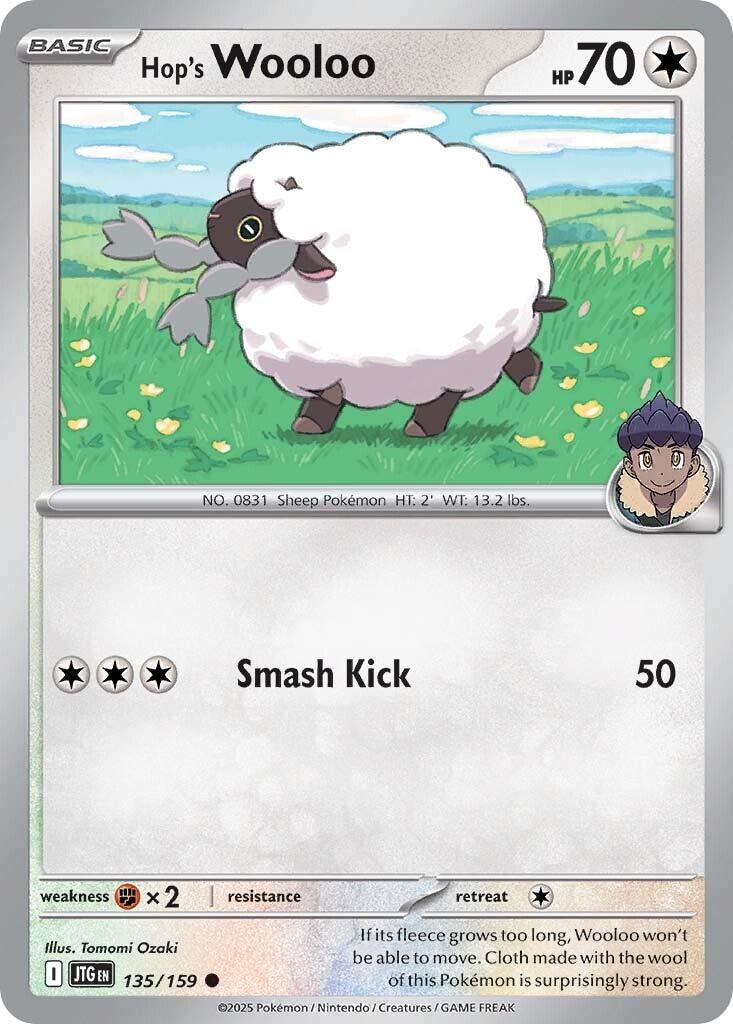 Hop's Wooloo #135 Pokemon Journey Together