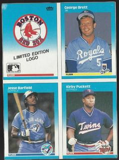 Red Sox / George Brett / Jesse Barfield / Kirby Puckett