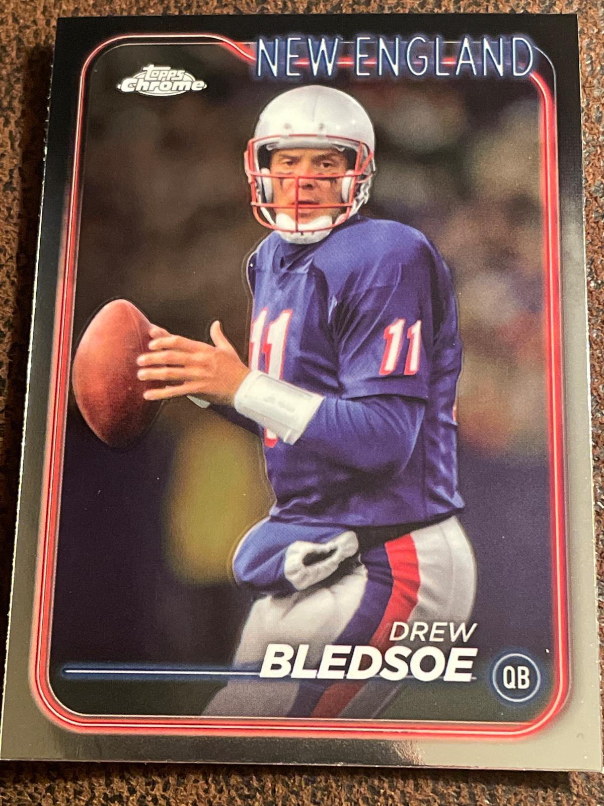 Drew Bledsoe #122 Football Cards 2024 Topps Chrome