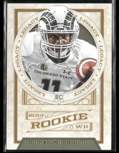 Preston Williams #191 Football Cards 2019 Panini Legacy