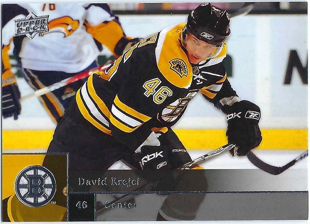 David Krejci #2 Hockey Cards 2009 Upper Deck
