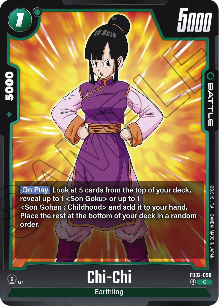 Chi-Chi FB02-090 Dragon Ball Fusion World Blazing Aura