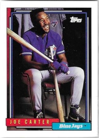 Joe Carter #790 Baseball Cards 1992 Topps