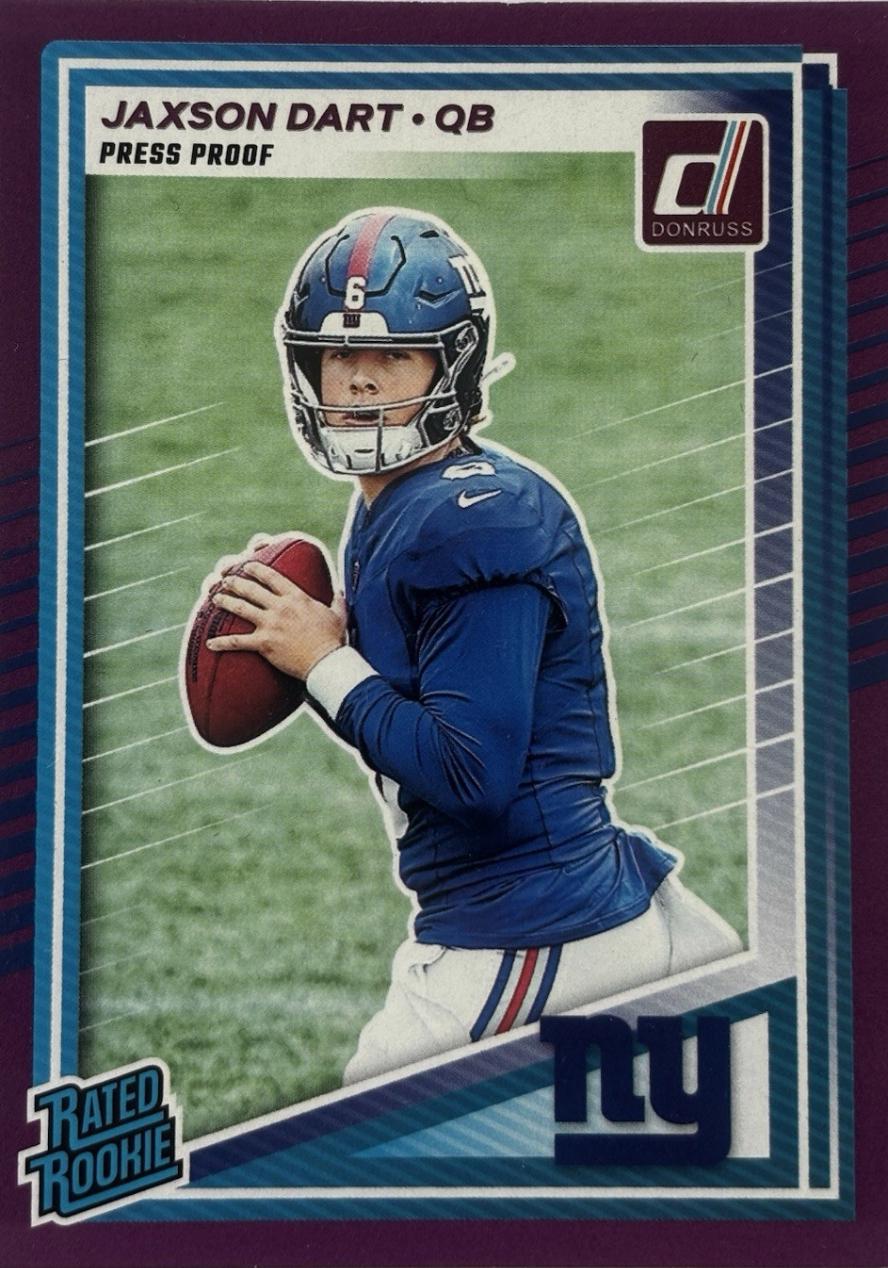 Jaxson Dart [Press Proof Purple] #400 Prices | 2025 Panini Donruss