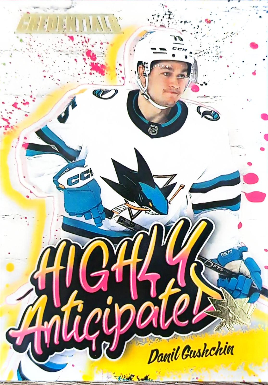 Danil Gushchin #HA-5 Hockey Cards 2023 Upper Deck Credentials Highly Anticipated