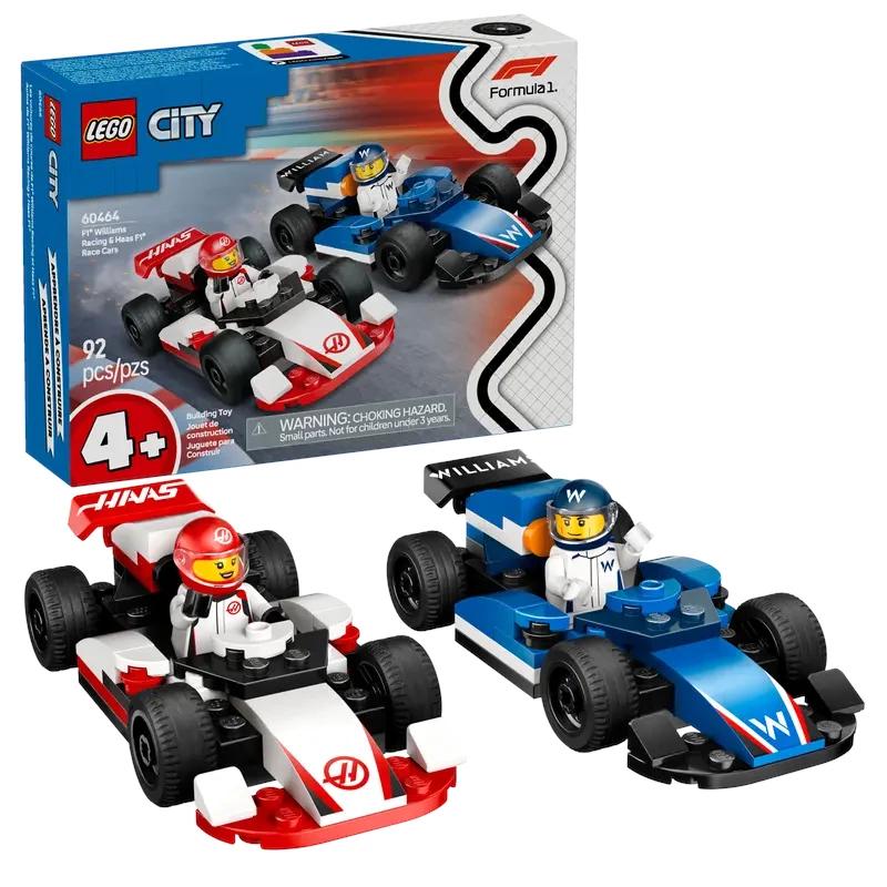 F1 Williams Racing & Haas F1 Race Cars #60464 LEGO City