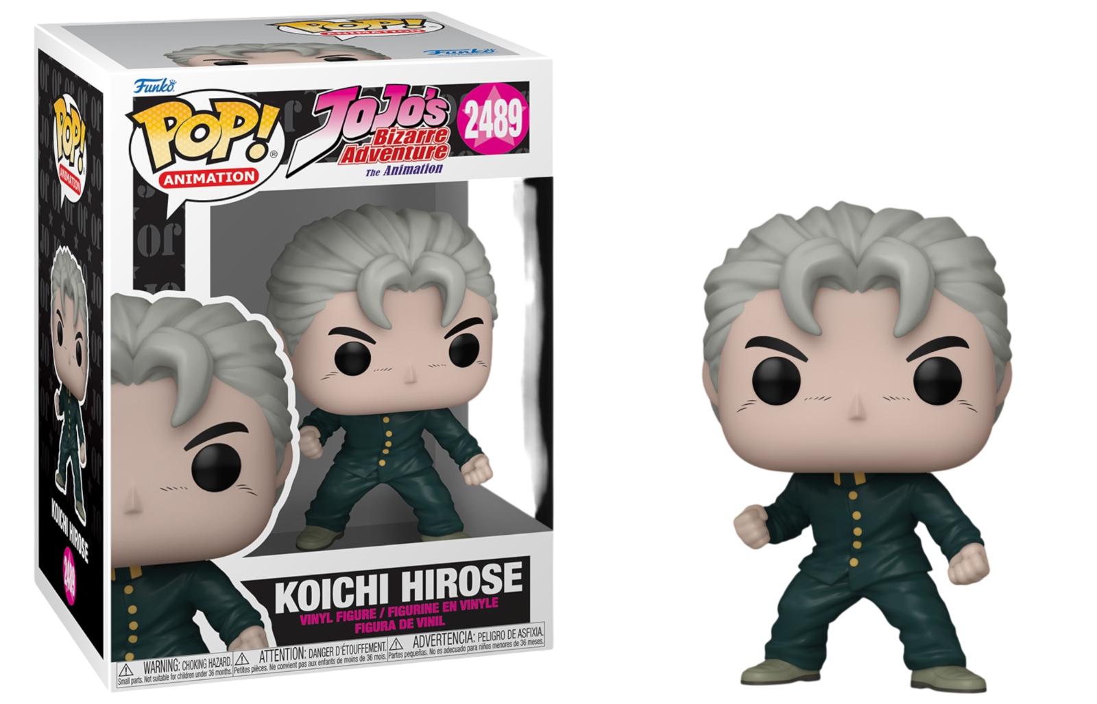 Koichi Hirose #2489 JoJo’s Bizarre Adventure Funko Pop box and figure
