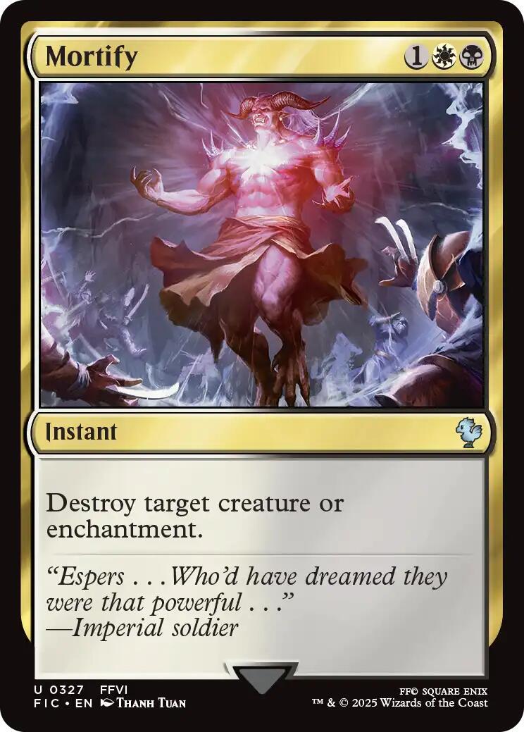 Mortify [Foil] (Magic Final Fantasy Commander)