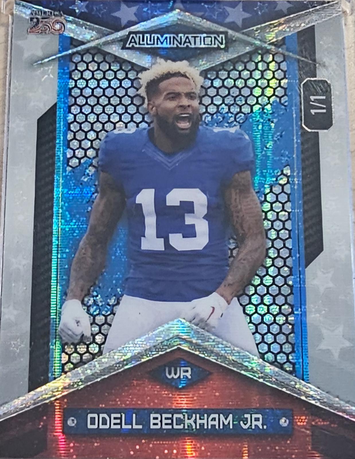 Odell Beckham #JHBC-OB 2026 Wild Card Alumination Just The Hits 250th Football
