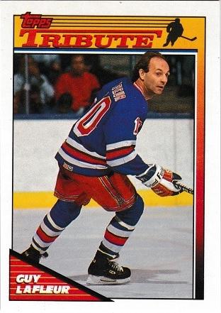 Guy Lafleur #2 Hockey Cards 1991 Topps