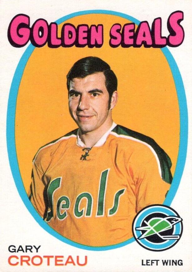 Gary Croteau #17 Hockey Cards 1971 O-Pee-Chee