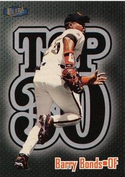 Barry Bonds #1 Baseball Cards 1998 Ultra Top 30