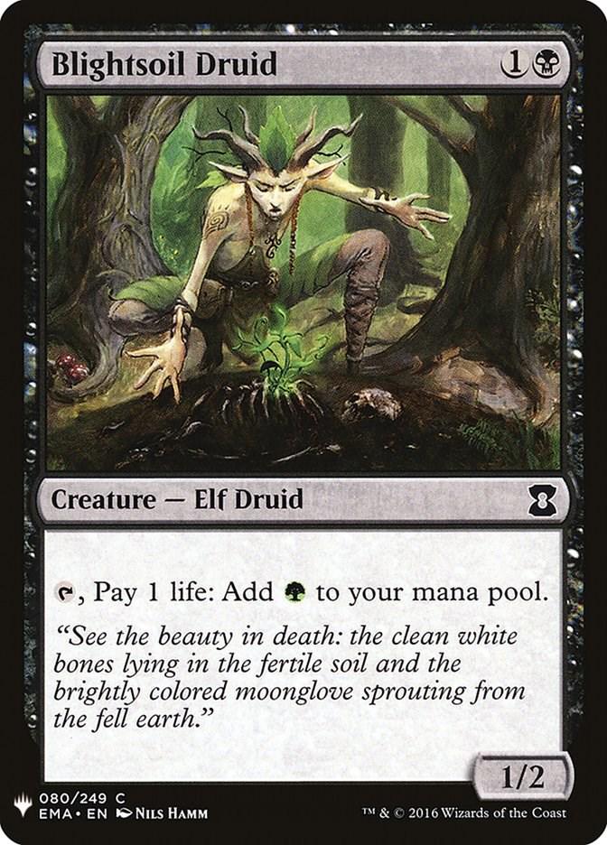 Blightsoil Druid (Magic The List Reprints)