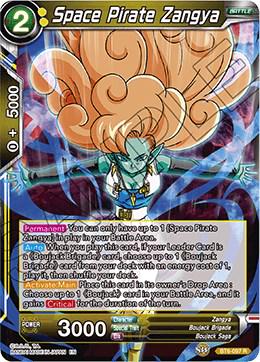 Space Pirate Zangya BT6-097 Dragon Ball Super Destroyer Kings