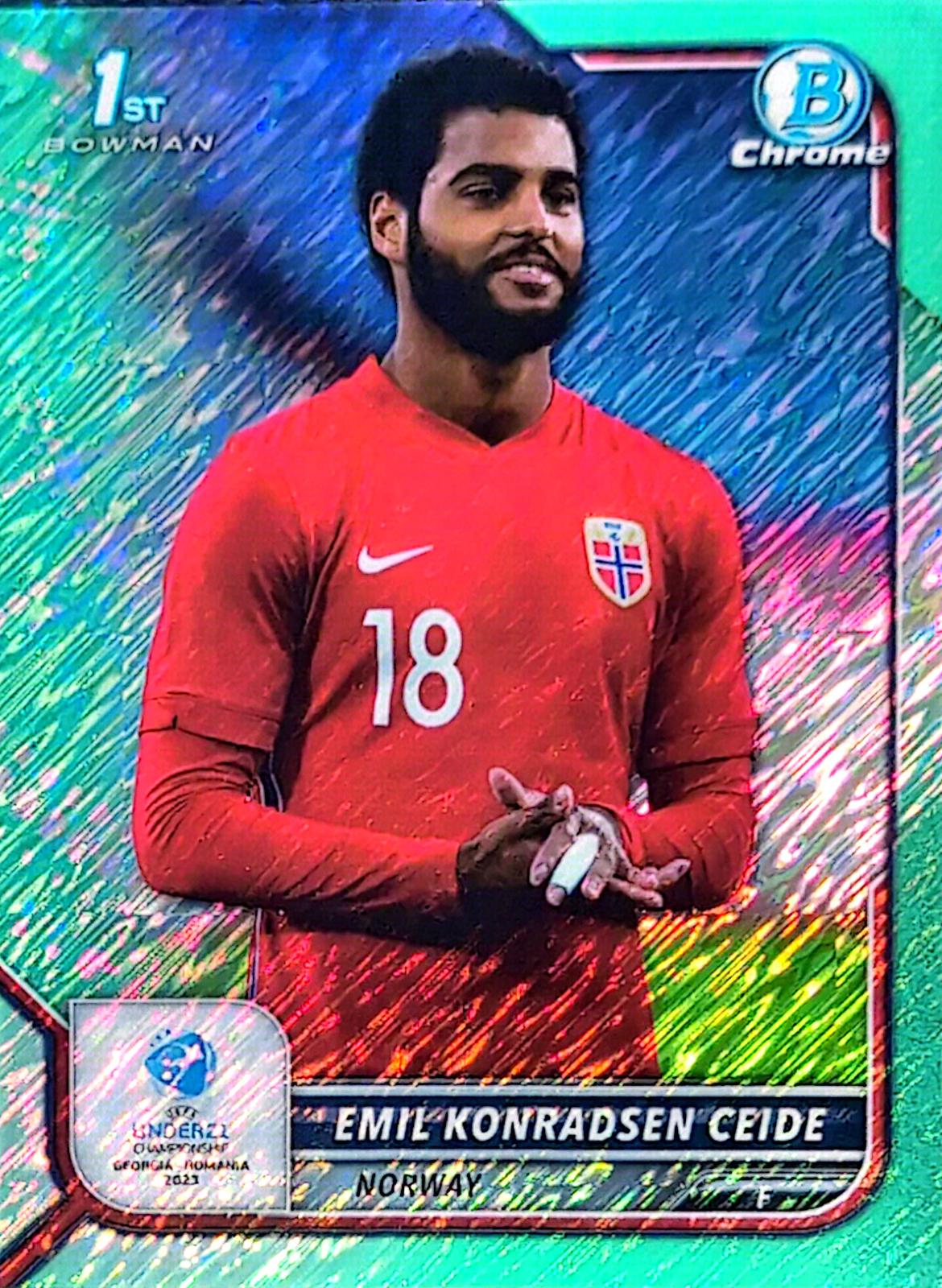 Emil Konradsen Ceide #141 2022 Bowman Chrome Road To UEFA U21