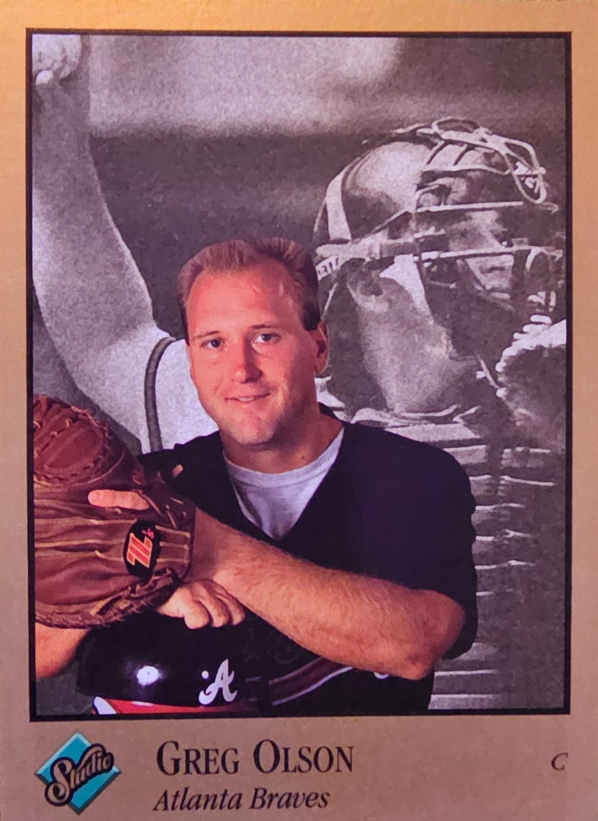 greg olson #7 Baseball Cards 1992 Studio