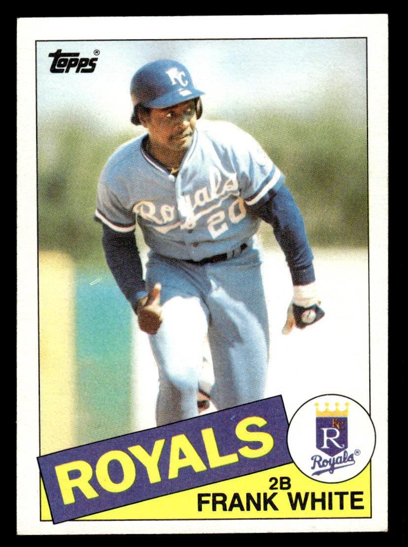 1985 Topps Frank White #743 card