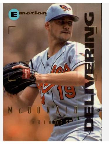 Ben McDonald #5 Baseball Cards 1995 Emotion