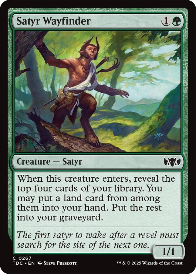 Satyr Wayfinder #267 Magic Tarkir: Dragonstorm Commander