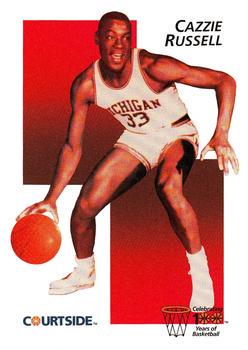 Cazzie Russell #33 1992 Courtside Flashback Basketball