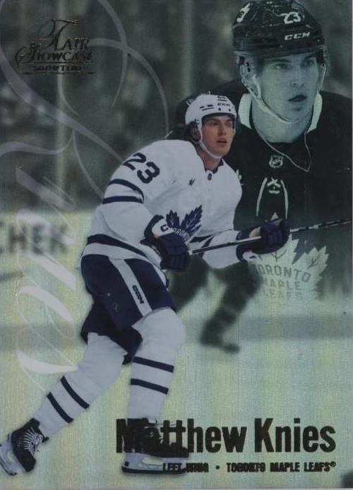 Matthew Knies #41 2023 Fleer Ultra Flair Showcase Showtime Hockey