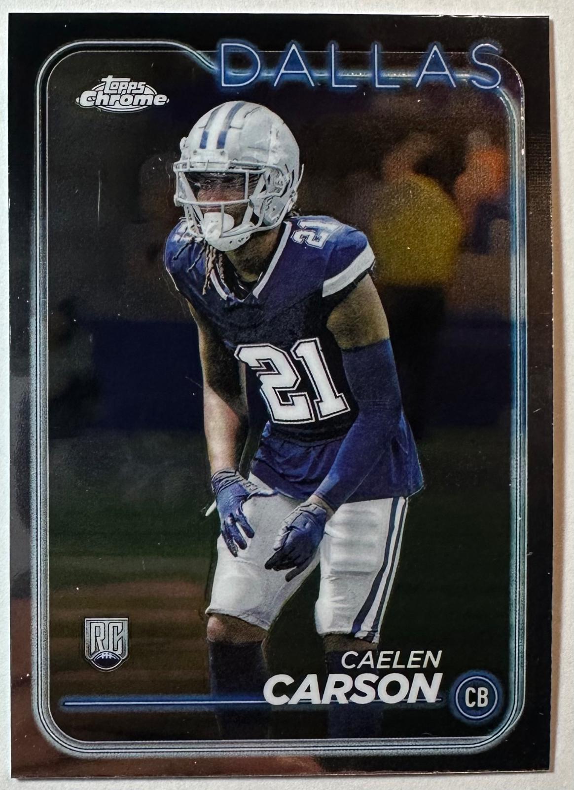 Caelen Carson #276 Football Cards 2024 Topps Chrome