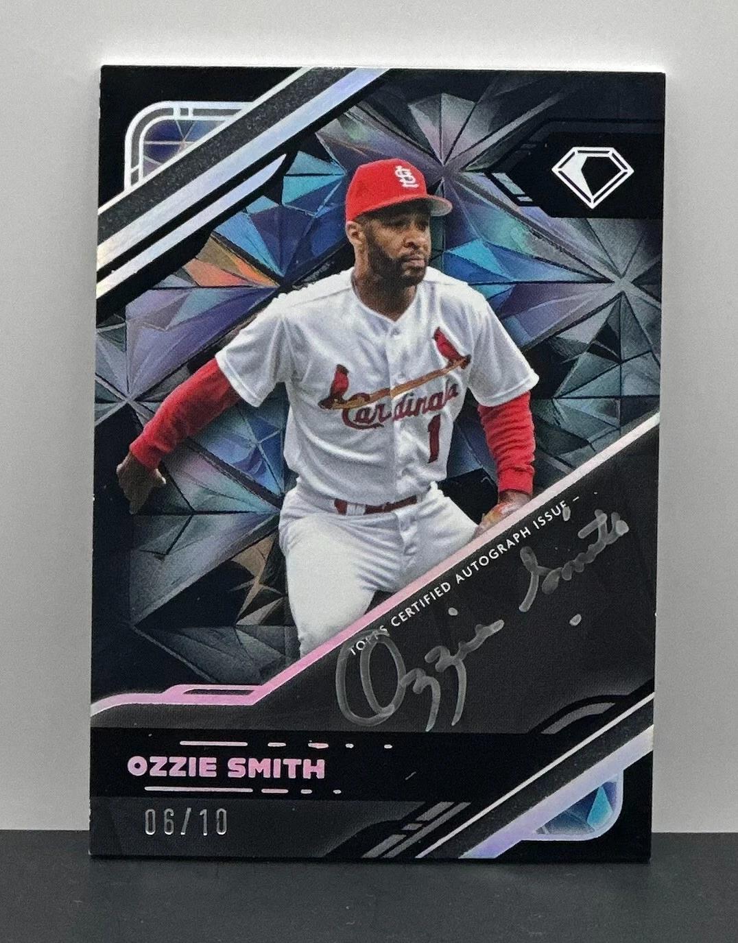 Ozzie Smith [Silver Ink Black] #BPA-OS