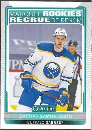 Mattias Samuelsson #524 Hockey Cards 2021 O Pee Chee
