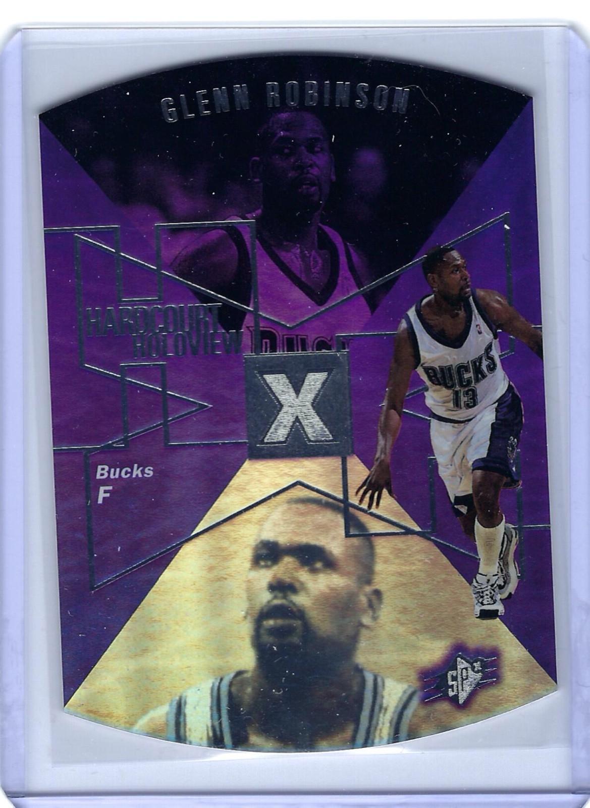 Glenn Robinson #24 1997 Spx Hardcourt Holoview Basketball
