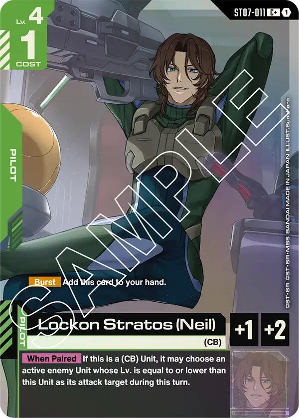 Lockon Stratos: Neil [Holo] #ST07-011 Prices | Gundam Celestial Drive