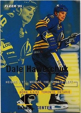 Dale Hawerchuk #21 Hockey Cards 1994 Fleer