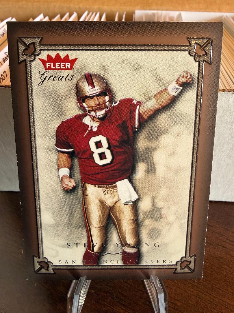 Steve Young #15 2004 Fleer Greats Of The Game Football