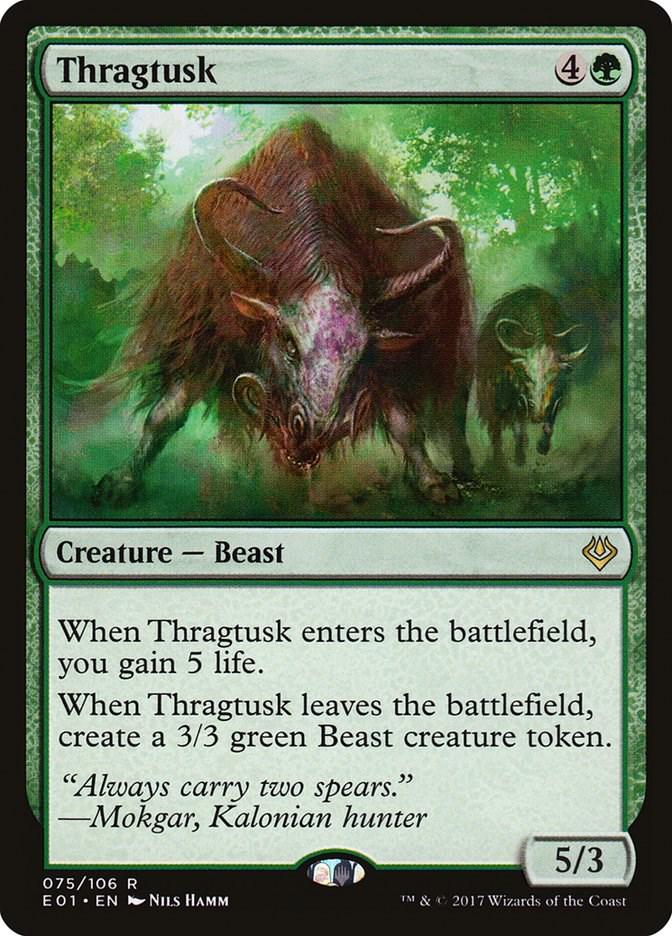 Thragtusk (Magic Archenemy: Nicol Bolas Schemes)